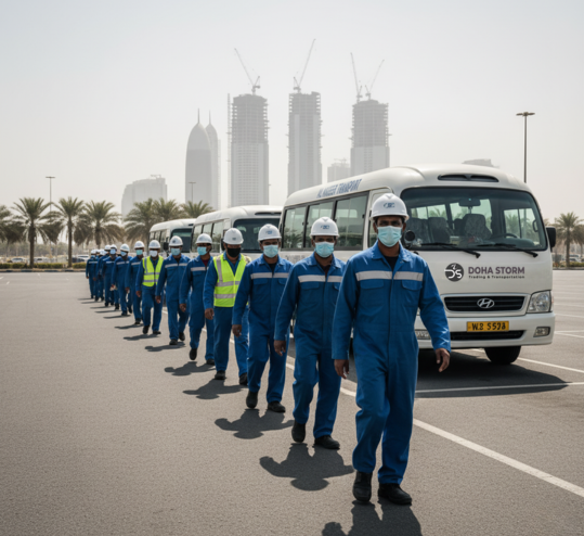 Labour Transport Service Qatar - Workforce Transportation